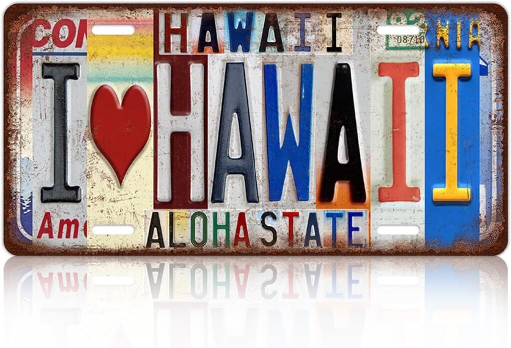 Vintage City Wall Decor Hawaii